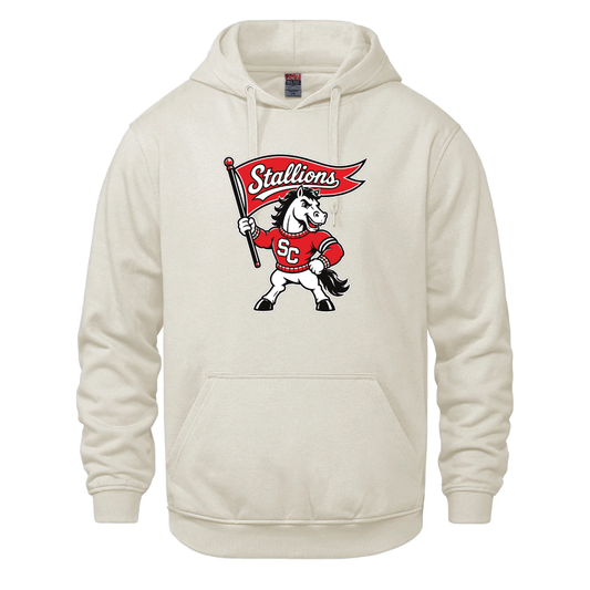 Cotton Fleece Hoodie - Mascot Logo
