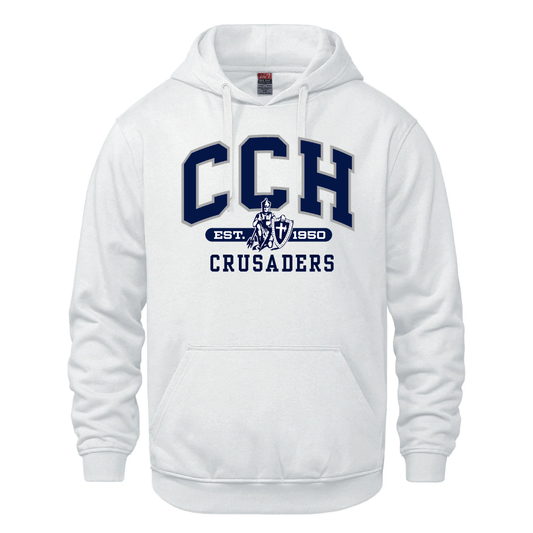 Cotton Hoodie - Sewn/Embroidered Logo