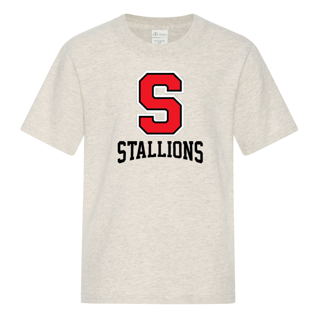 Cotton T-Shirt - S Logo - Youth