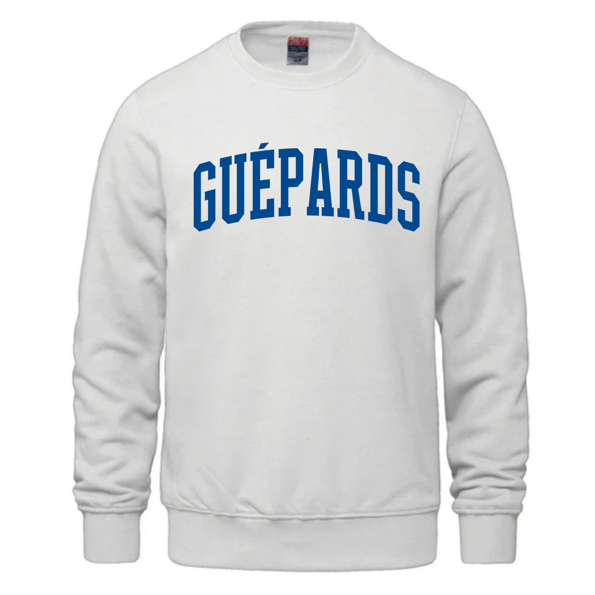 Cotton Fleece Crewneck - Sewn Text