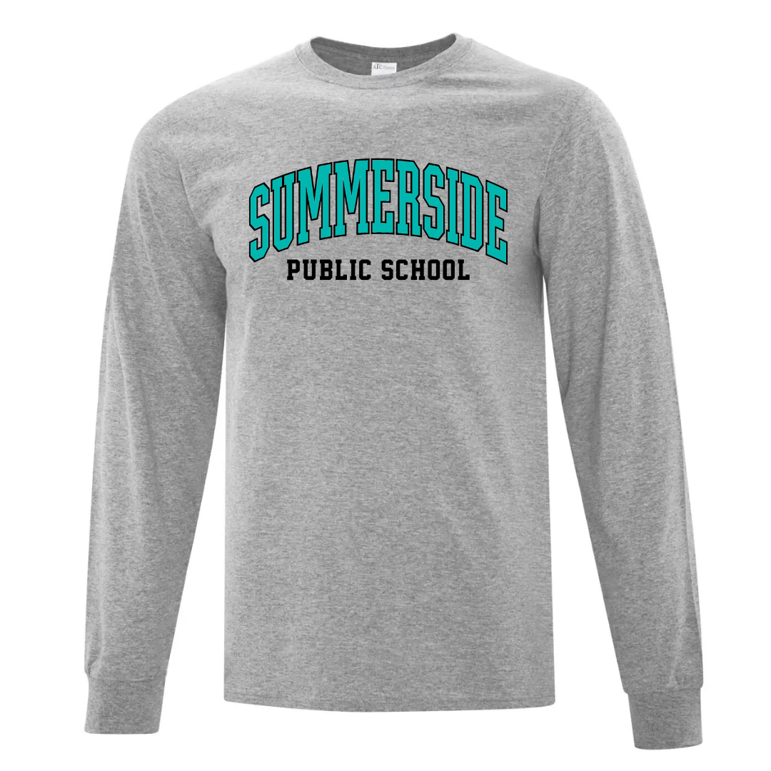 Cotton Longsleeve - Text Logo - Youth