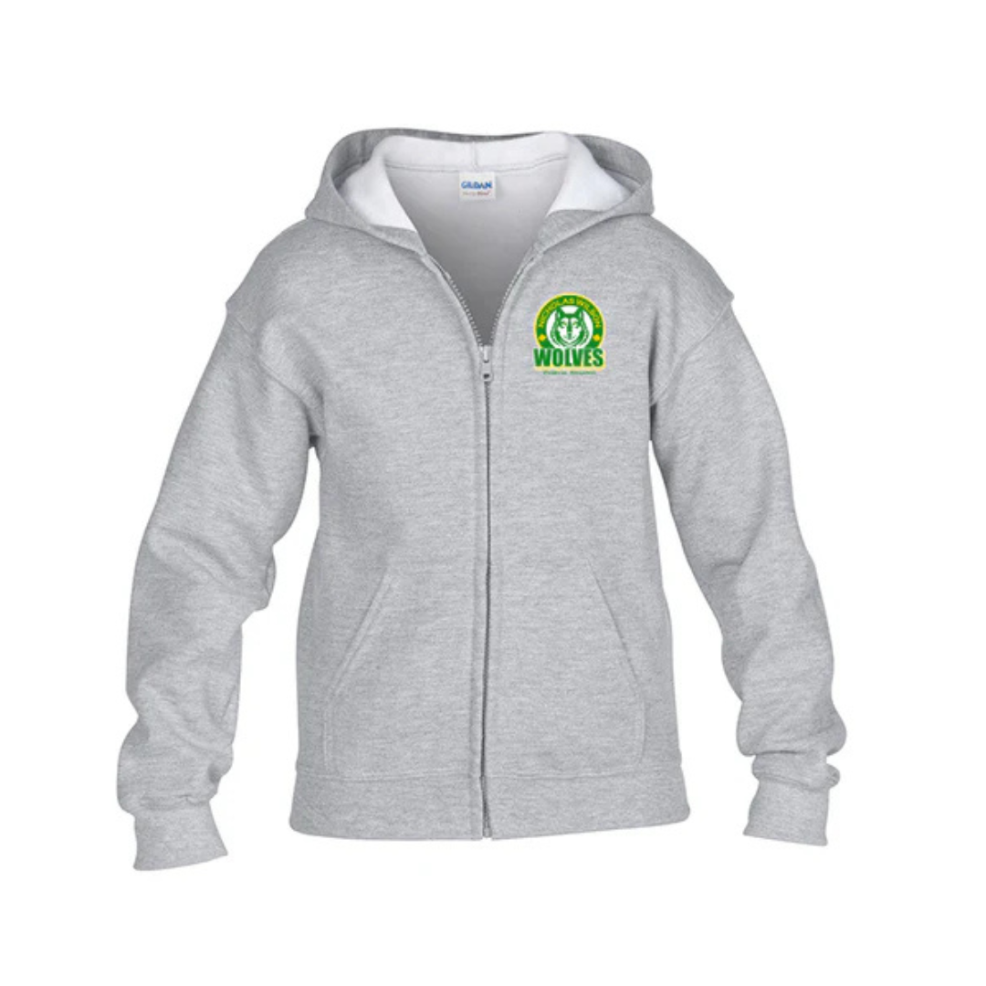 Cotton Full Zip Hoodie - Youth