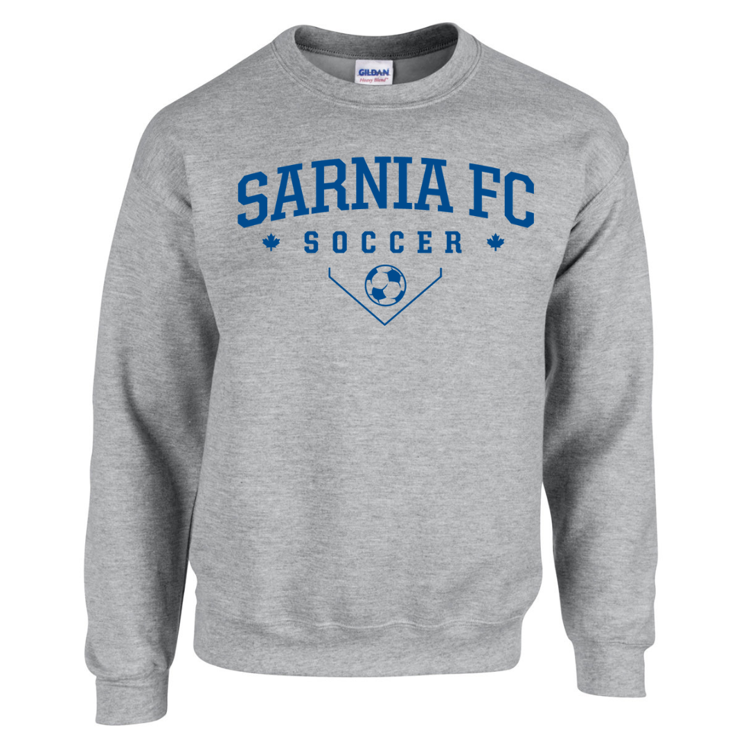 Cotton Crewneck - Text Logo - Youth