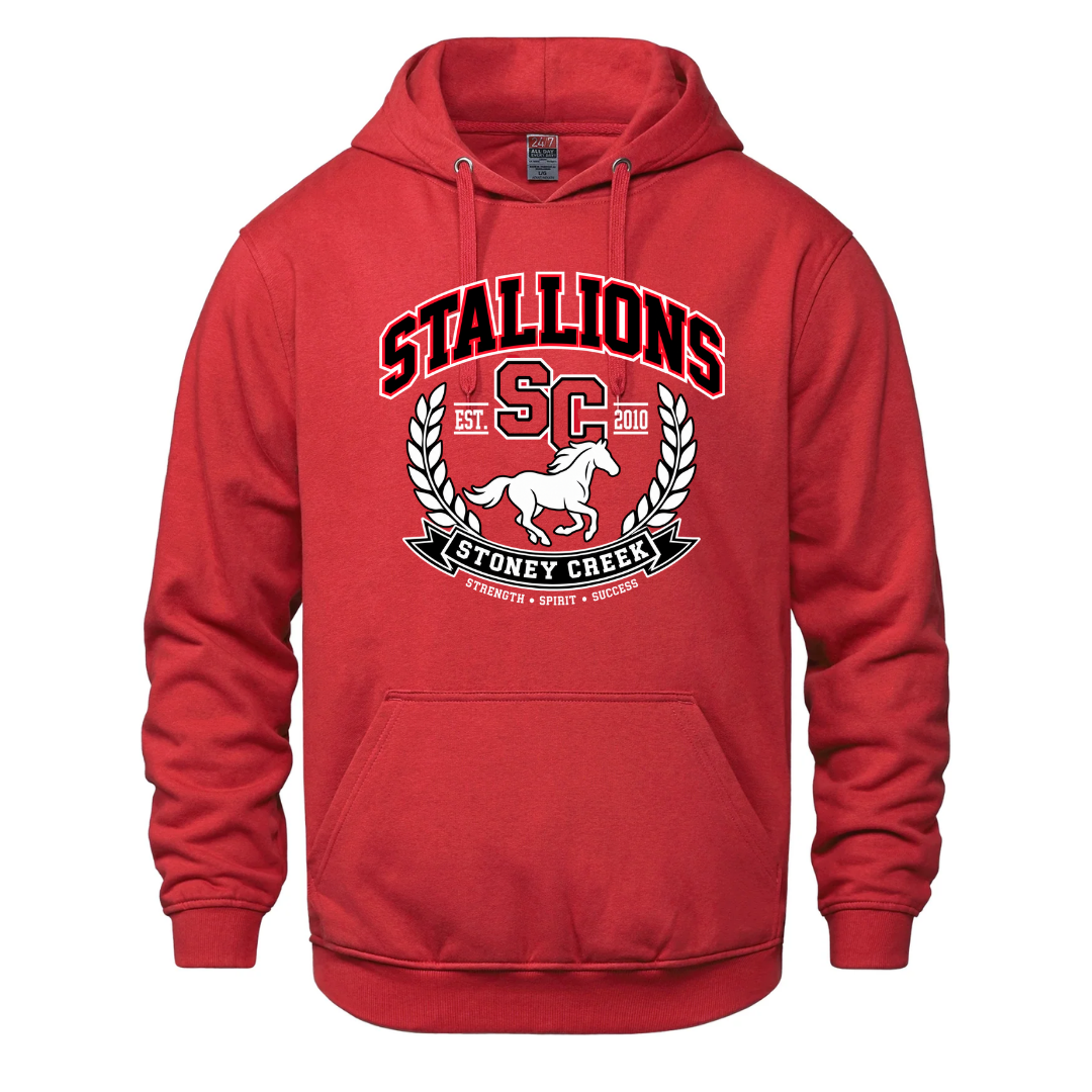 Cotton Fleece Hoodie - Banner Logo