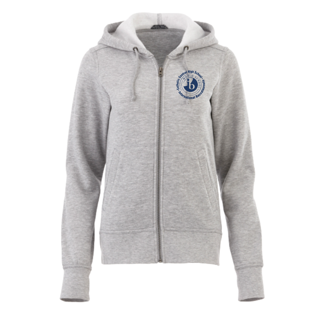 Cotton Full Zip Hoodie - Womens