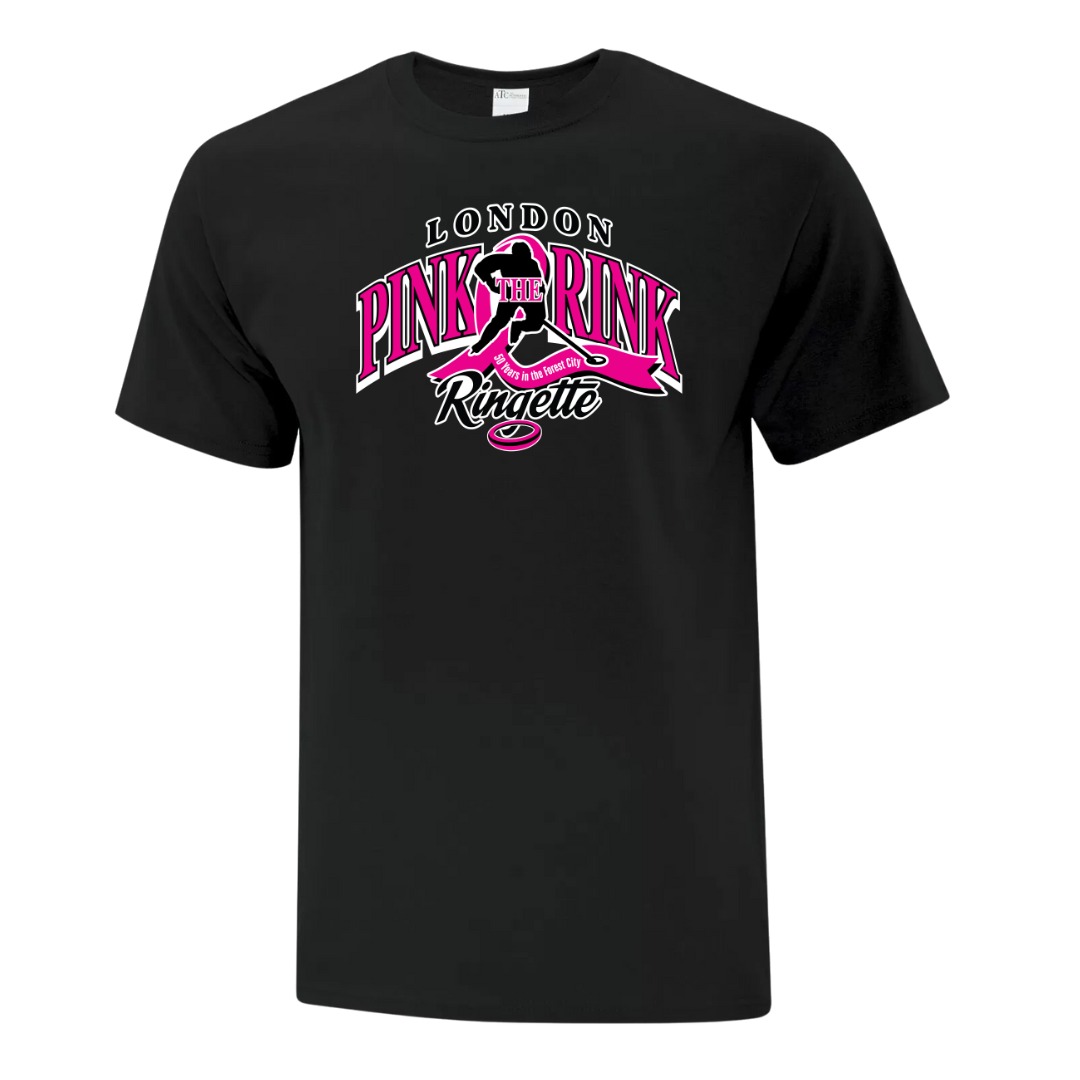 Ringette Pink The Rink Tee - Youth