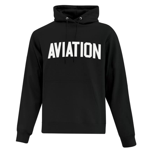 Cotton Fleece Hoodie - Sewn Twill