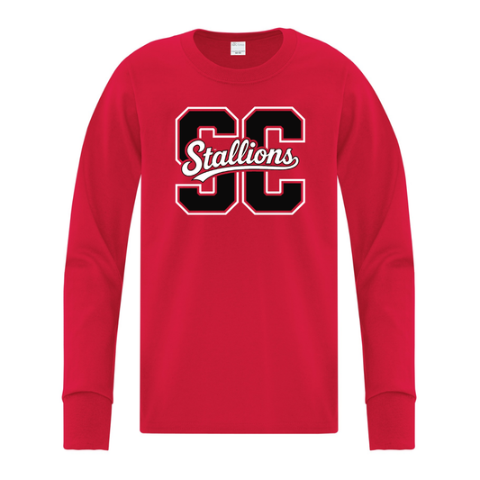 Cotton Longsleeve - SC Script Logo - Youth