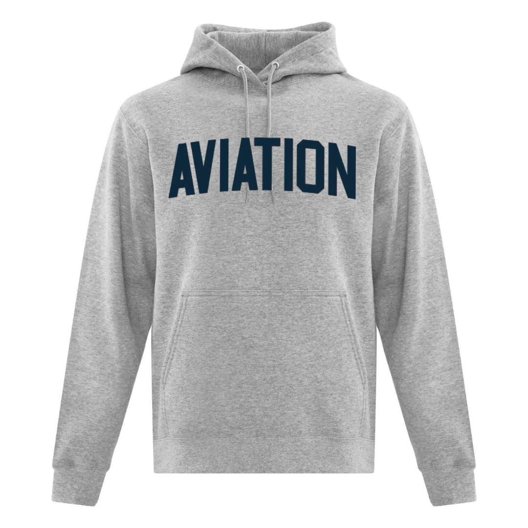 Cotton Fleece Hoodie - Sewn Twill