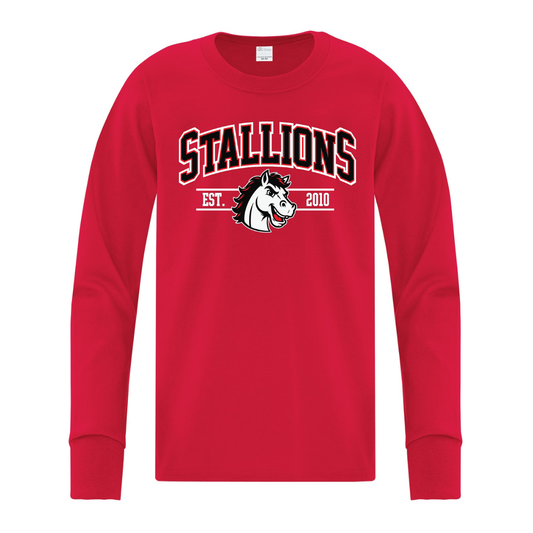 Cotton Longsleeve - EST 2010 Logo - Youth