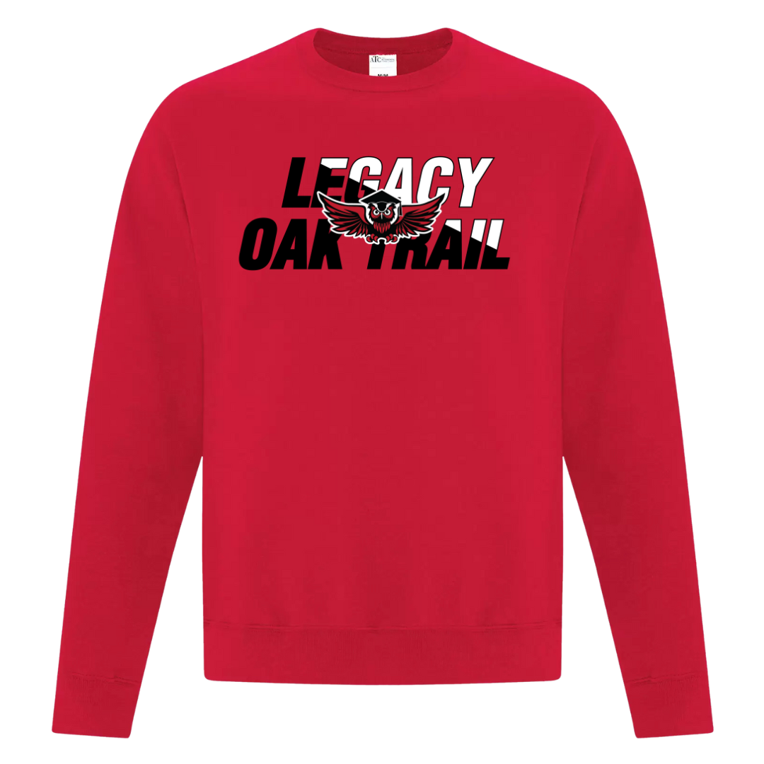 Cotton Crewneck - Legacy Oak Logo