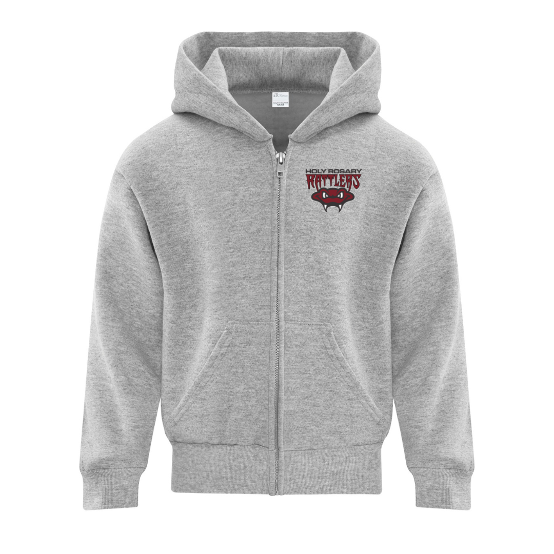 Cotton Full Zip Hoodie - Youth