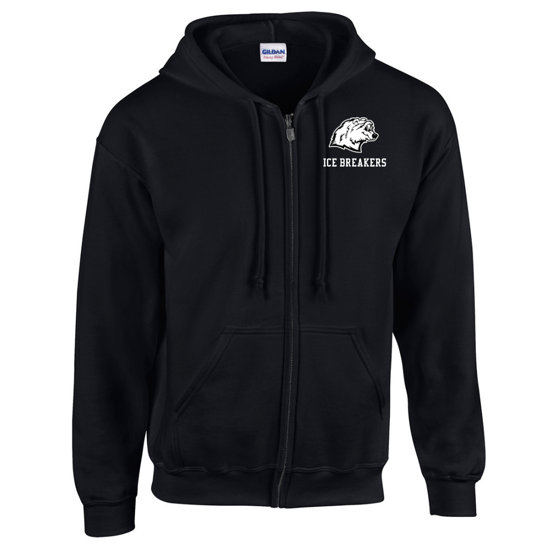 Cotton Fleece Full Zip Hoodie - Youth