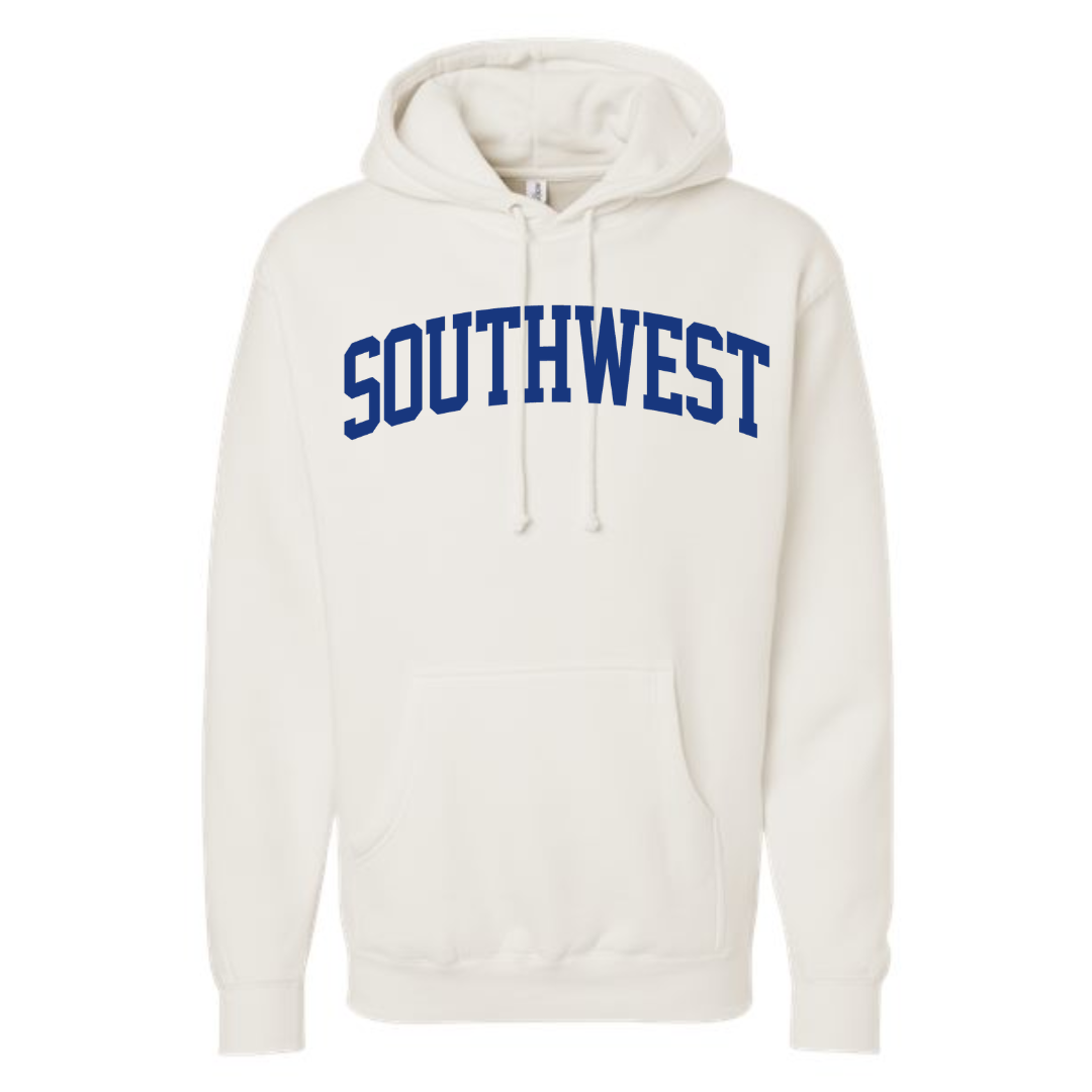 Cotton Fleece Hoodie - Twill Text