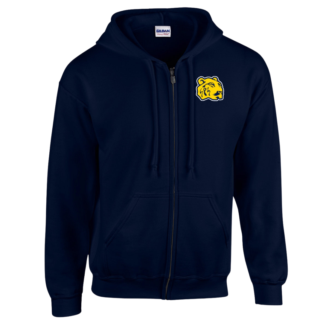 Cotton full zip hoodie