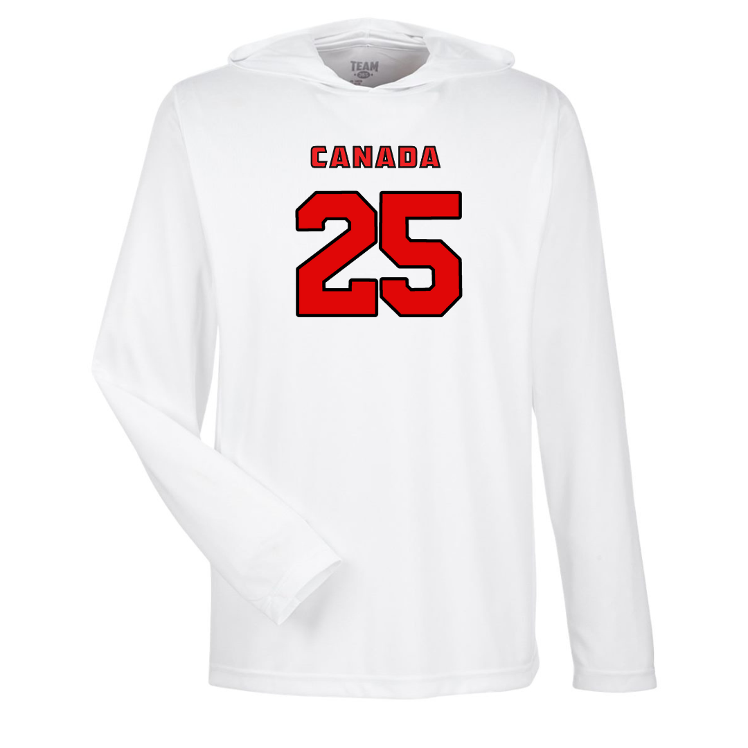 Numbered Hooded Longsleeve