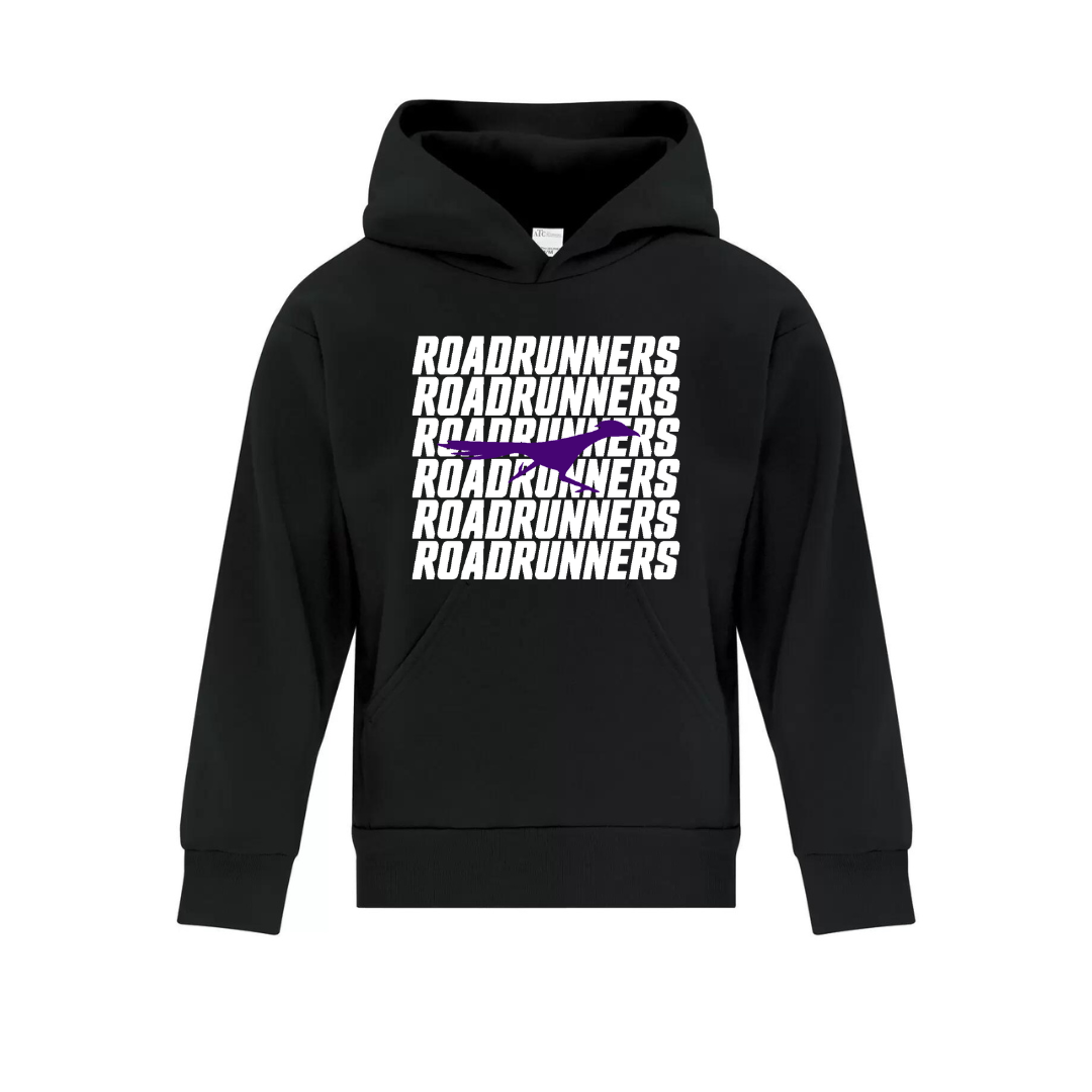 Fleece Hoodie - Stack Logo - Youth