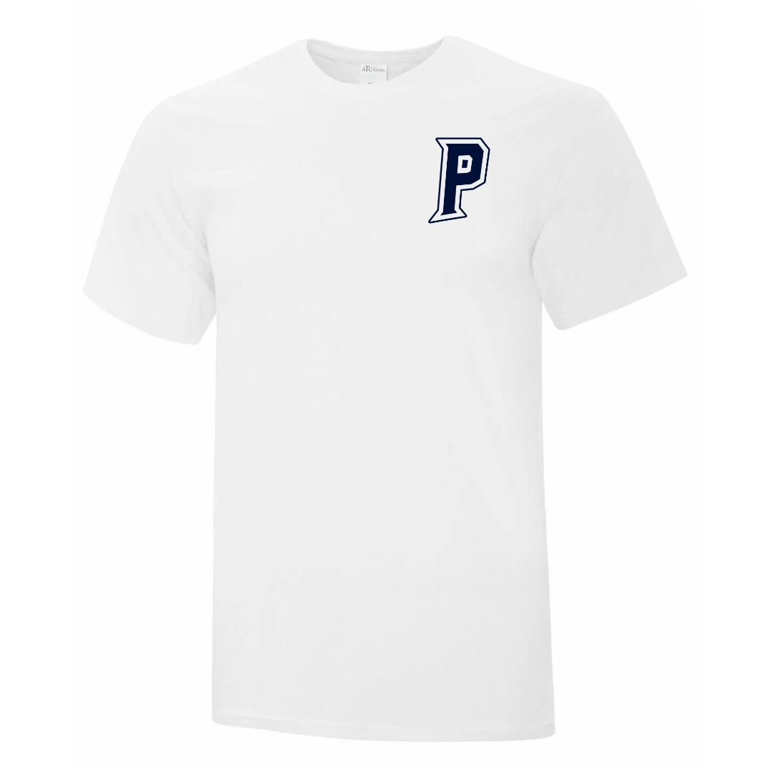 Cotton Tee - Letter Logo - Youth