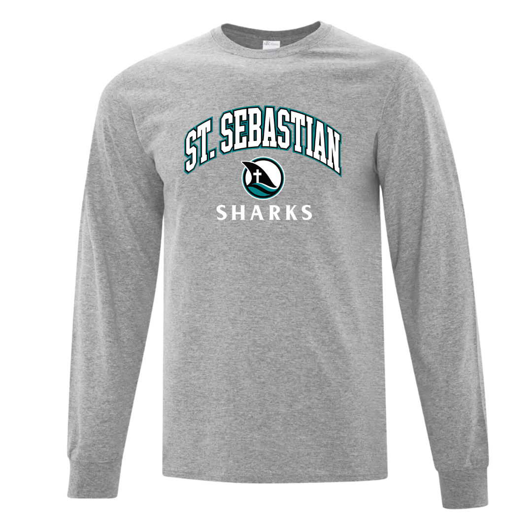 Cotton Longsleeve - Varsity Logo - Youth