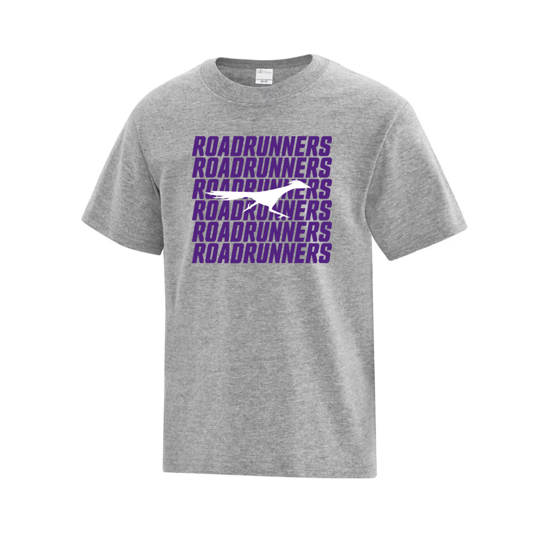 Cotton Tee - Stack Logo - Youth