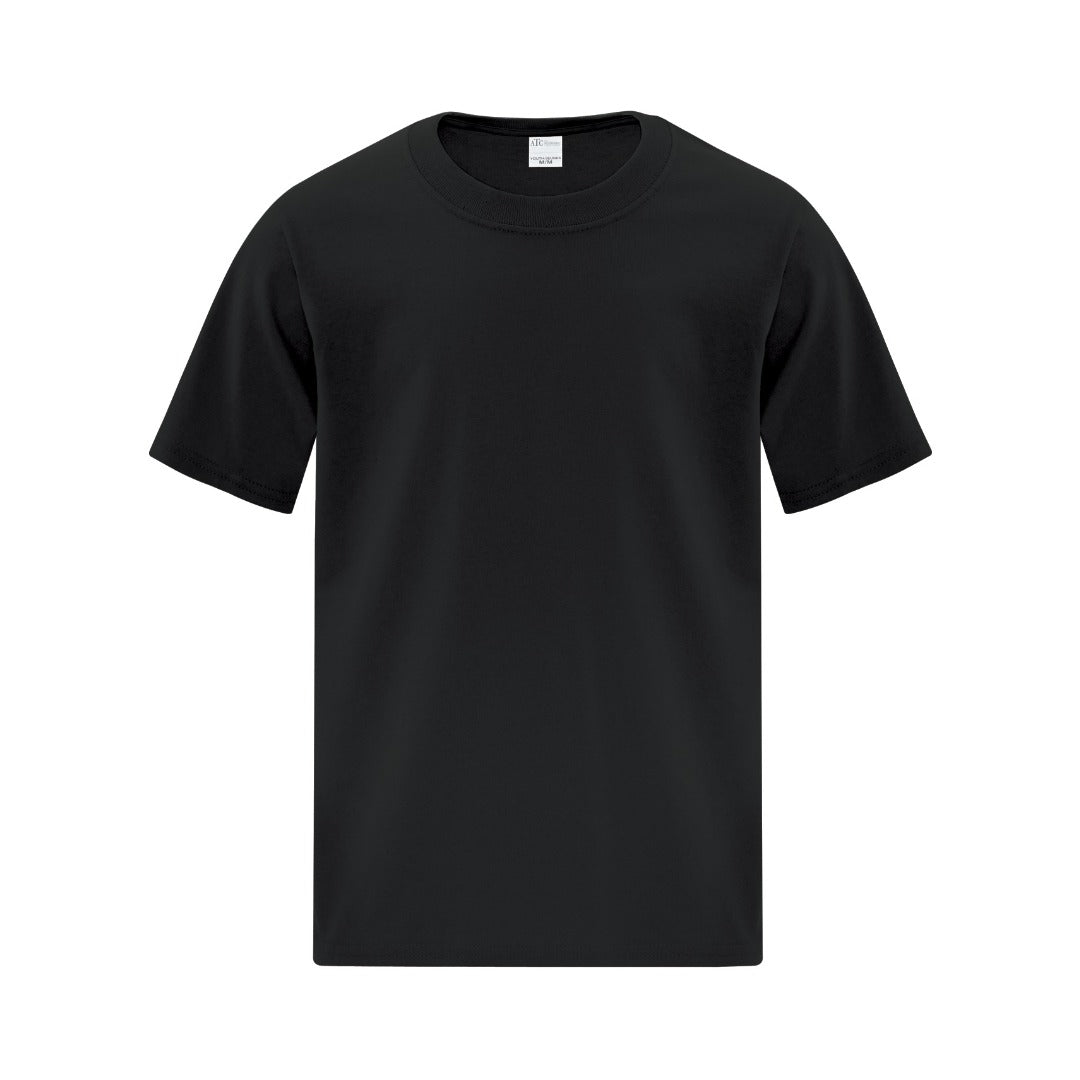 Cotton T-Shirt - Youth — Black