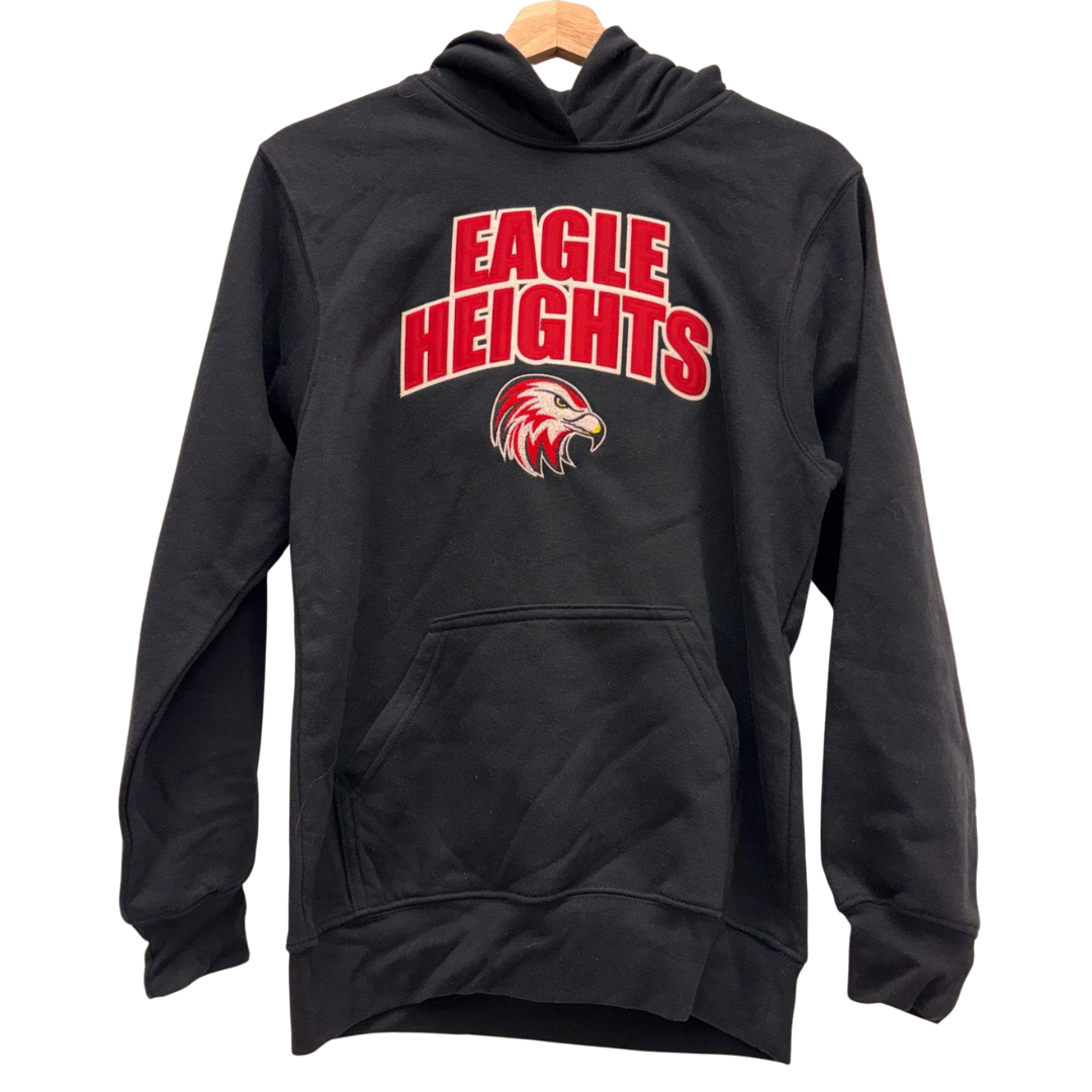 Clearance Cotton Fleece Hoodie Sewn/Embroidered