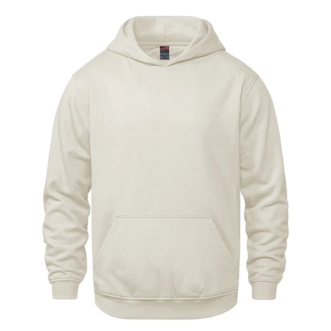 Cotton Fleece Hoodie - Youth — Ivory