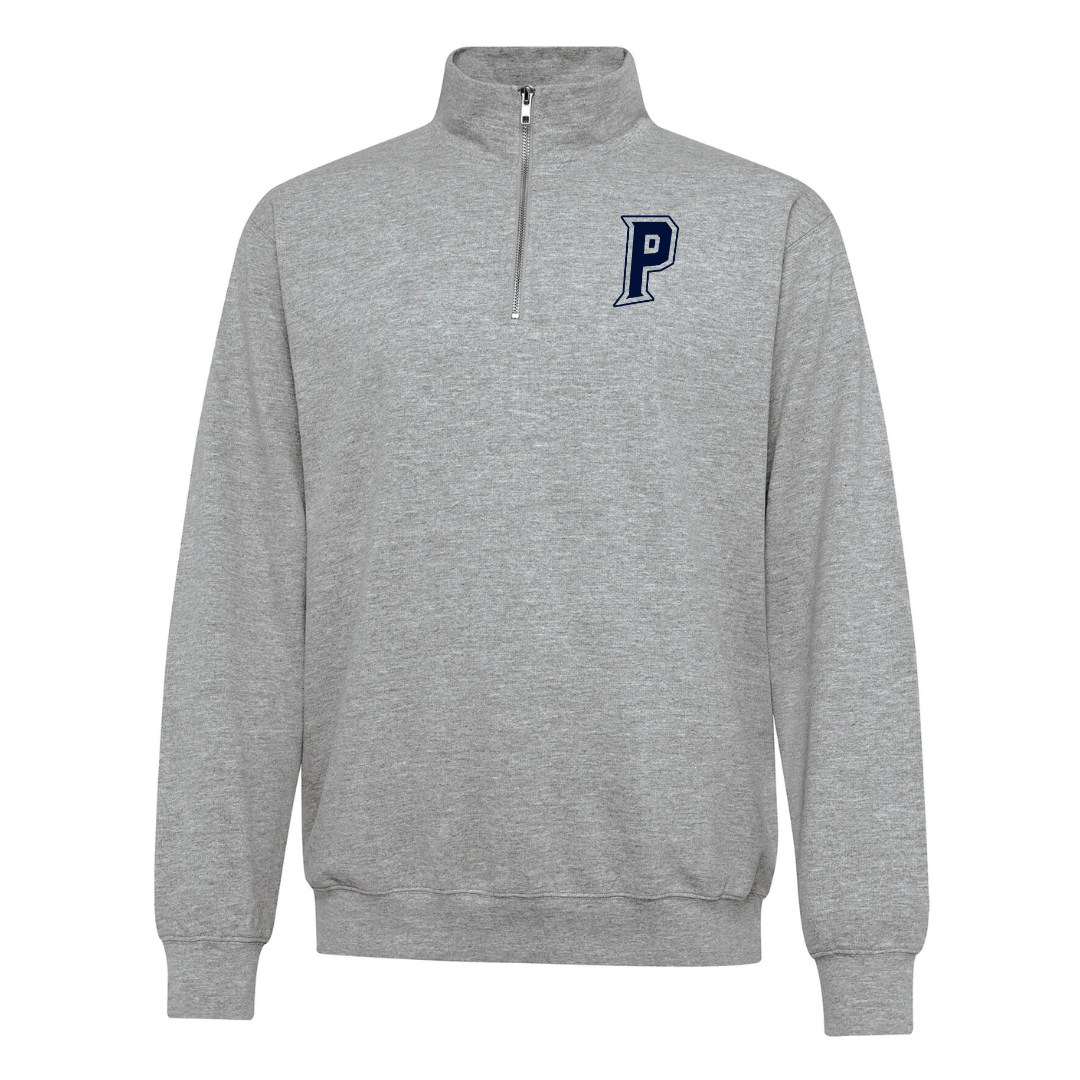 Fleece 1/4 Zip Pullover - Letter Logo