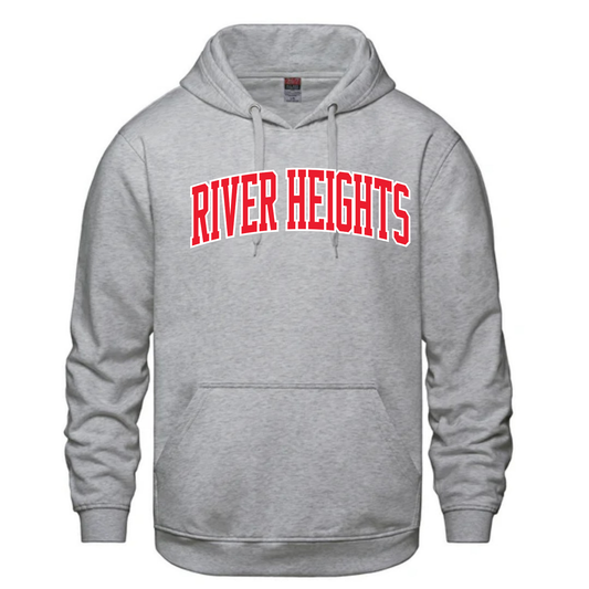 Cotton Fleece Hoodie - Sewn Text