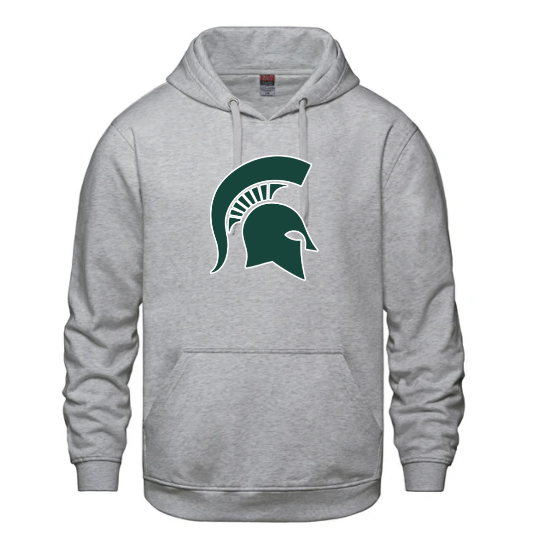 Cotton Flece Hoodie - Spartan Head
