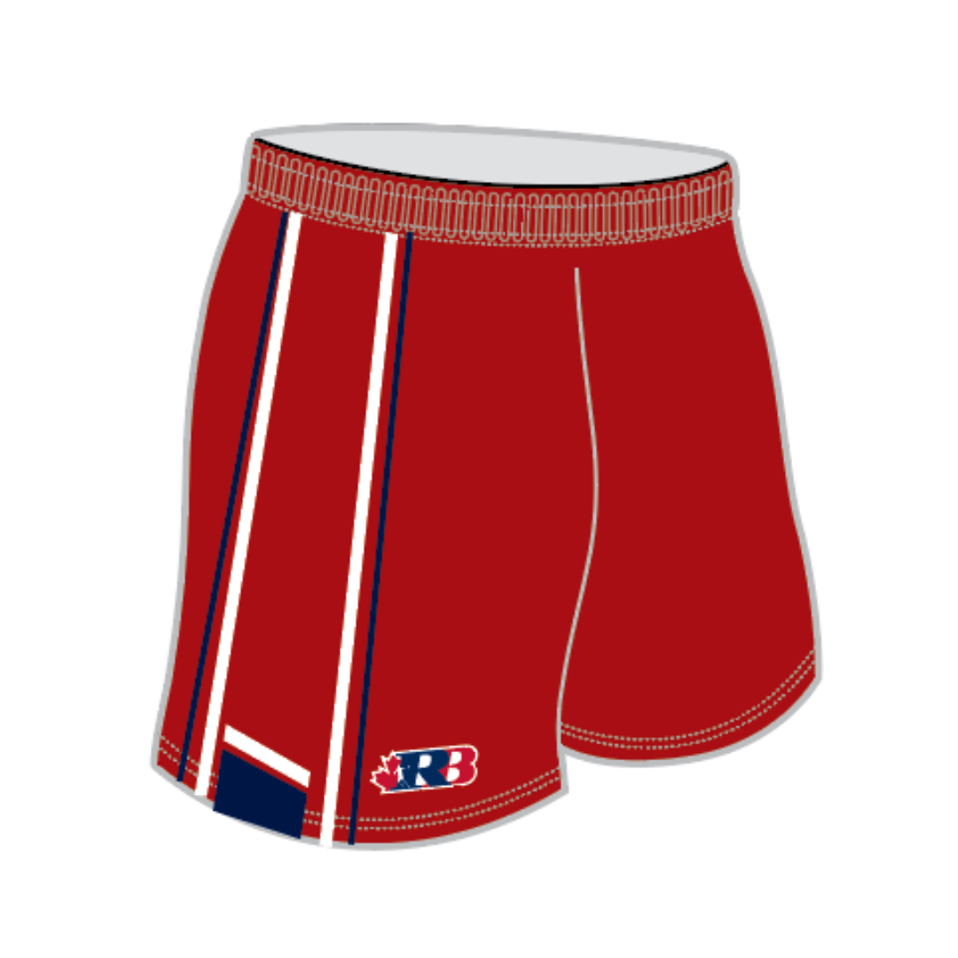 Red U10 Ramblers Shorts - Youth