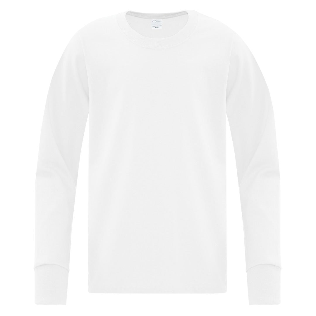 Cotton Longsleeve - Youth — White