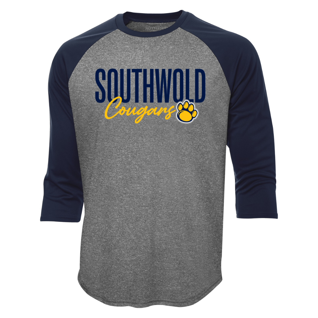 Baseball 3/4 Sleeve - Script Logo