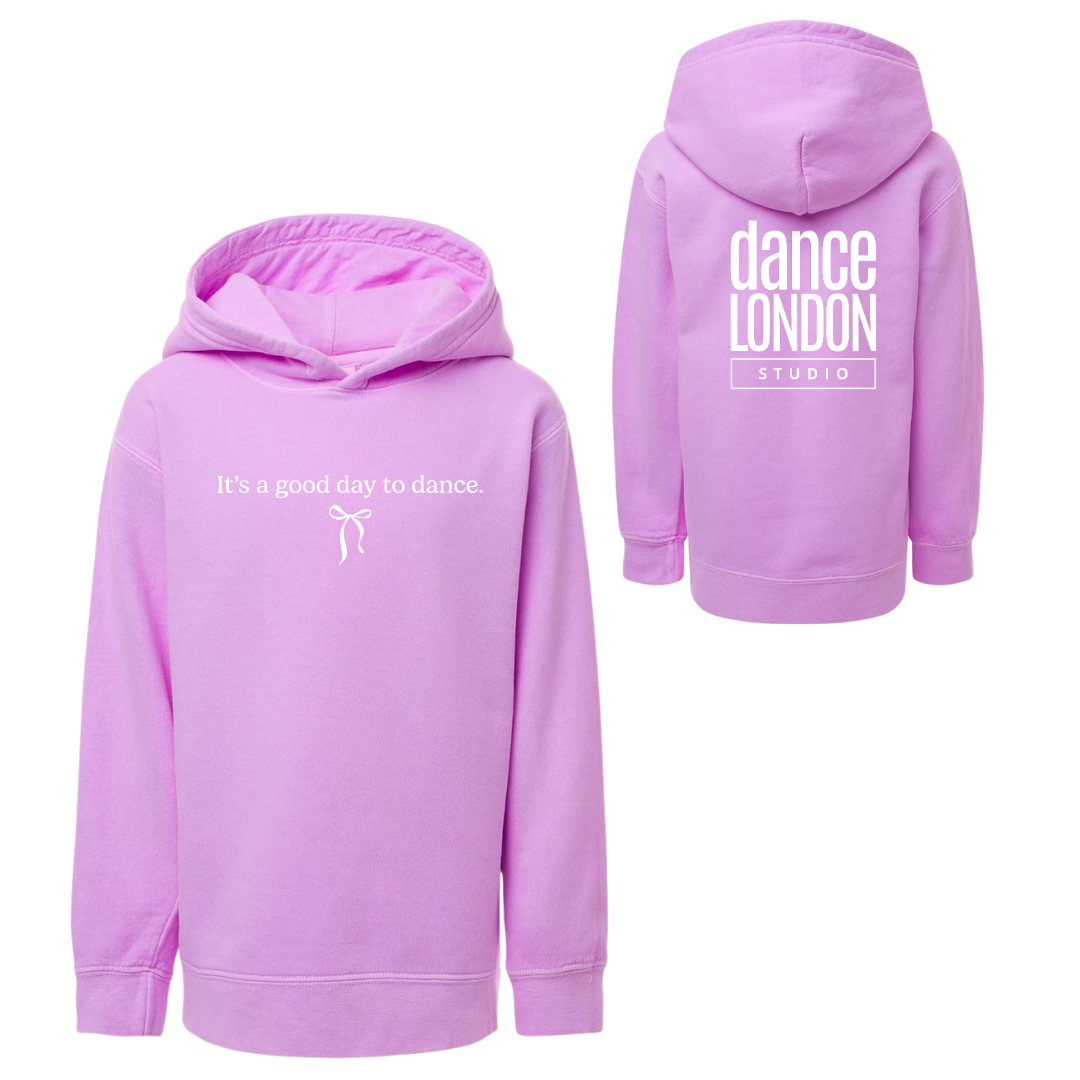 Garment Dyed Hoodie - It's a Good Day to Dance - Youth