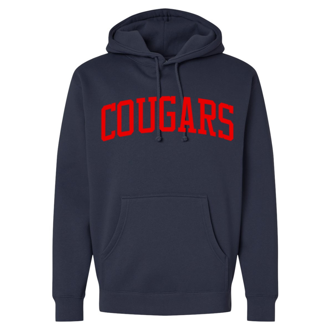 Cotton Fleece Hoodie - Twill Text Logo