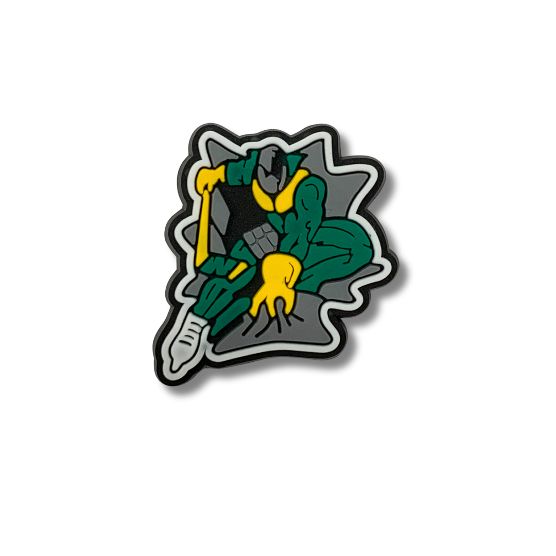 Shoe Charm - Spider Knight