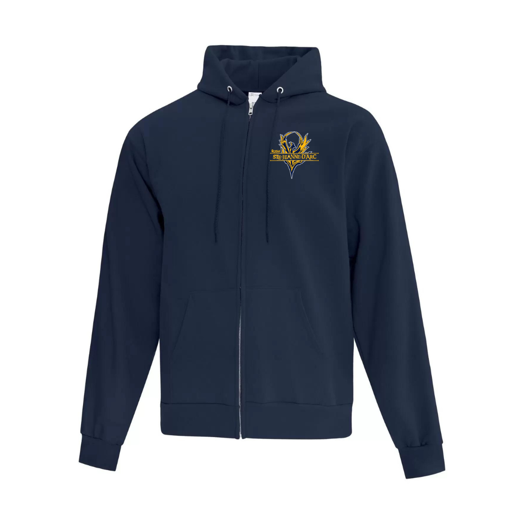 Cotton Fleece Full Zip Hoodie