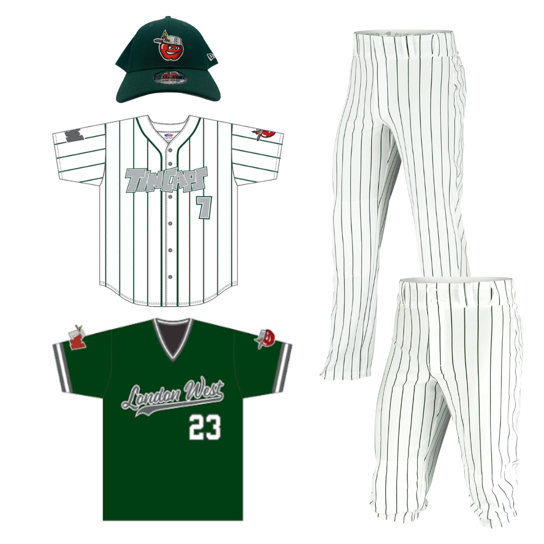 Tincaps Game Uniform (14U - 18U)