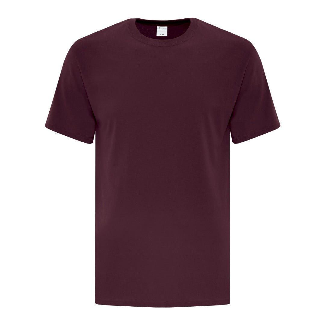 Cotton T-Shirt — Maroon