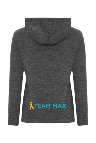 Heather Fleece Hoodie - Screenprinted