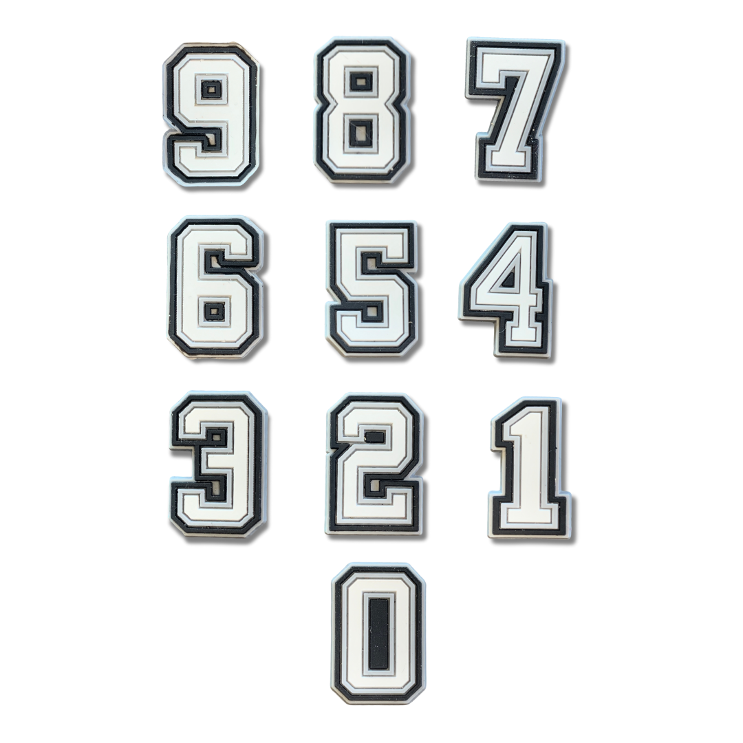 Shoe Charm - Numbers
