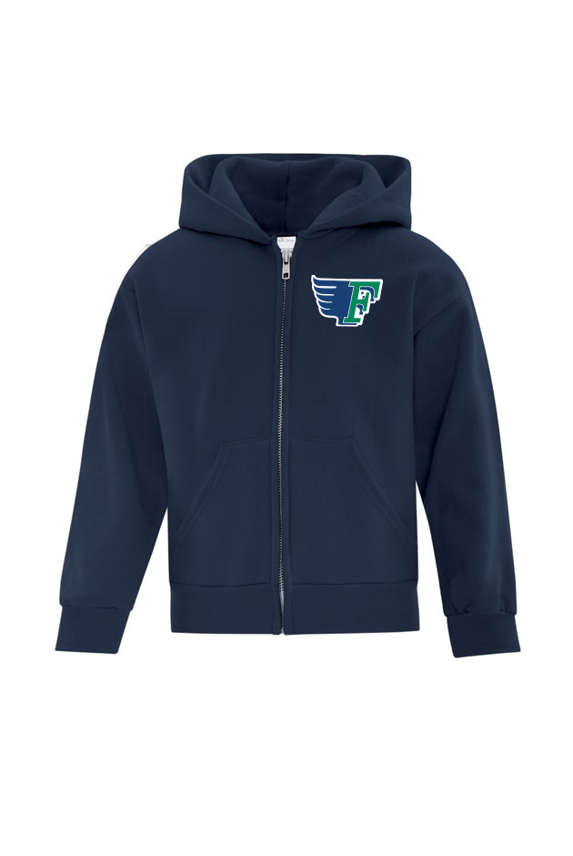 Fleece Full Zip hoodie - Youth