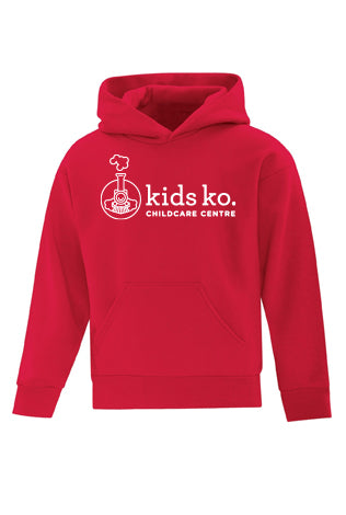 Cotton Fleece Hoodie - Full Front - Youth