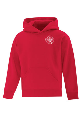 Cotton Fleece Hoodie - Left Chest - Youth
