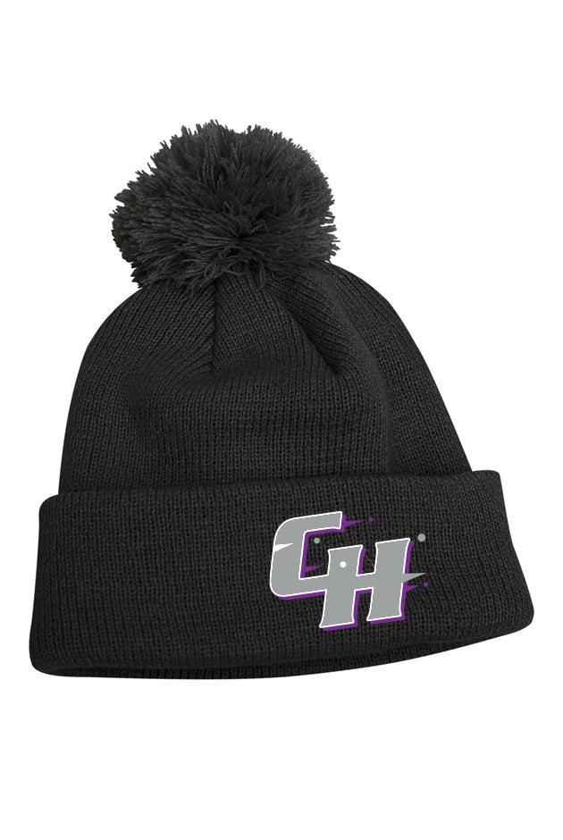 Fleece Pom Knit Toque