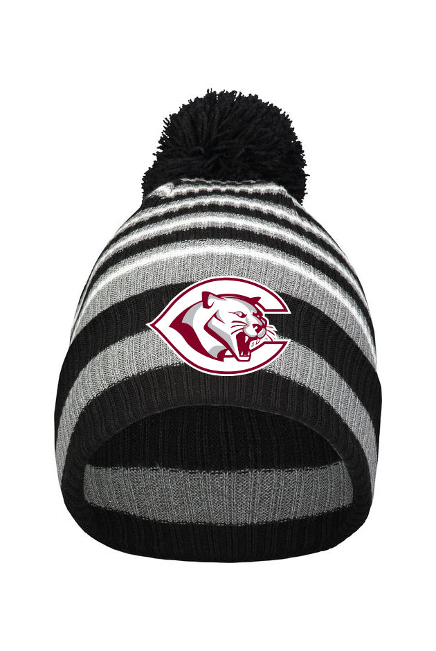 Fleece Pom Knit Toque