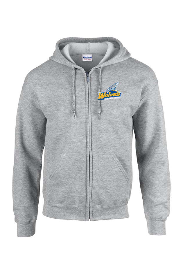 Cotton Full Zip Fleece Hoodie - Youth
