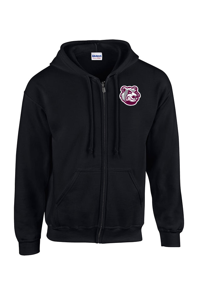 Cotton Full Zip Fleece Hoodie - Youth