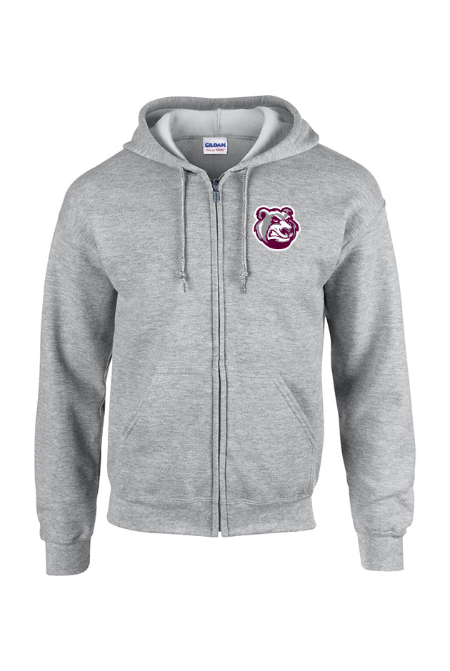 Cotton Full Zip Fleece Hoodie