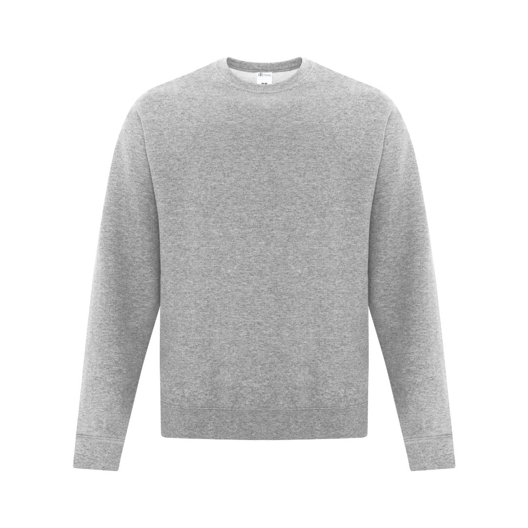 Cotton Fleece Crewneck — Athletic Heather